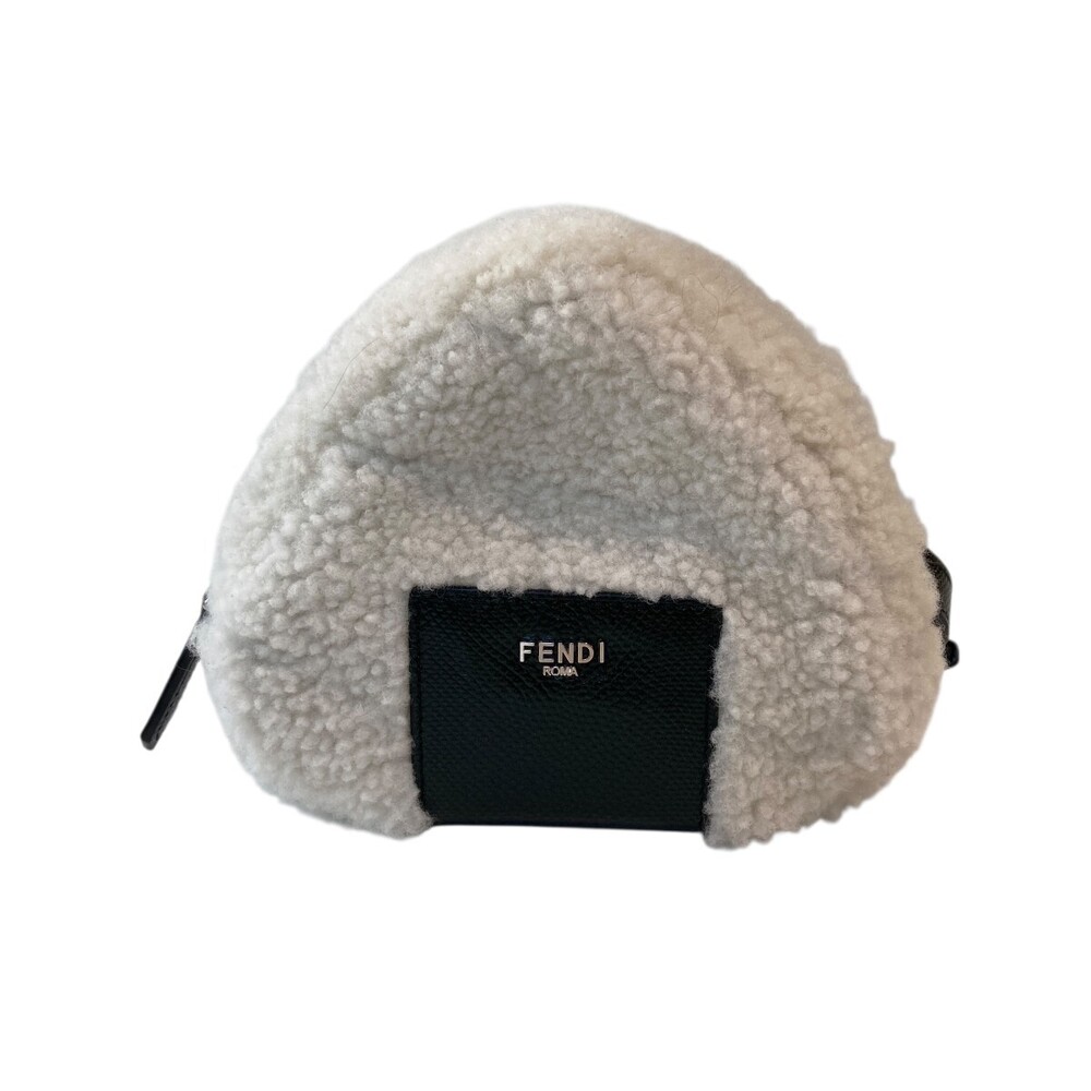Fendi Onigiri Shoulder Bag White